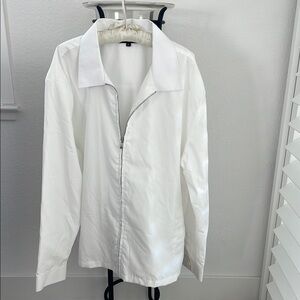 Daniel K Men's Crisp White Lightweight Jacket